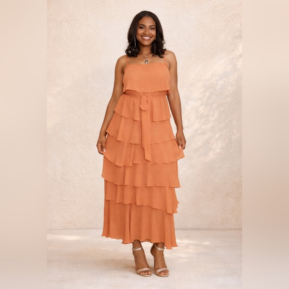 Clay Ruffled Cami Dress - Picture 2 of 3